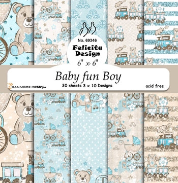  Felicita Design Baby fun Boy 15x15cm 3x10 dsign 200g